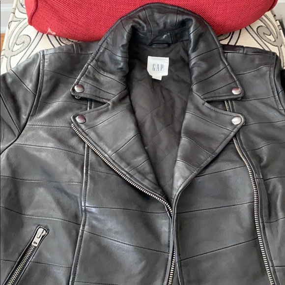 Lamb leather moto jacket - Picture 1 of 1